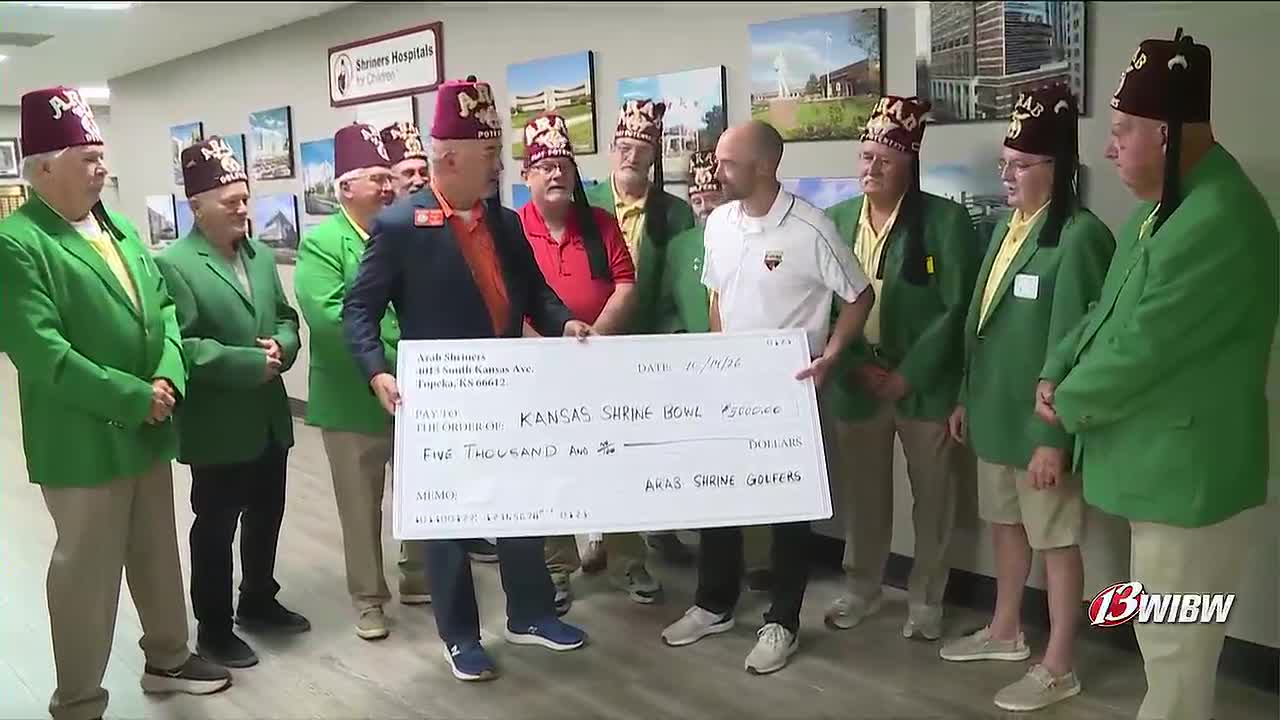 Topeka Arab Shrine Golf Benefit Contributes to Record Hospital Donation