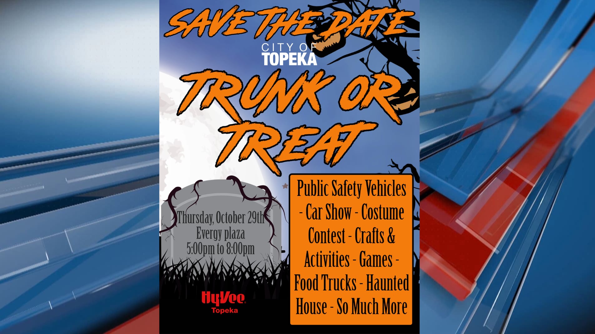 City of Topeka Announces Annual Trunk or Treat Event
