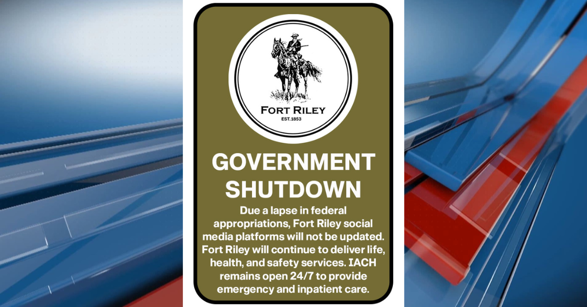 Fort Riley Range Operations Emblem Government shutdown impacts Fort Riley operations