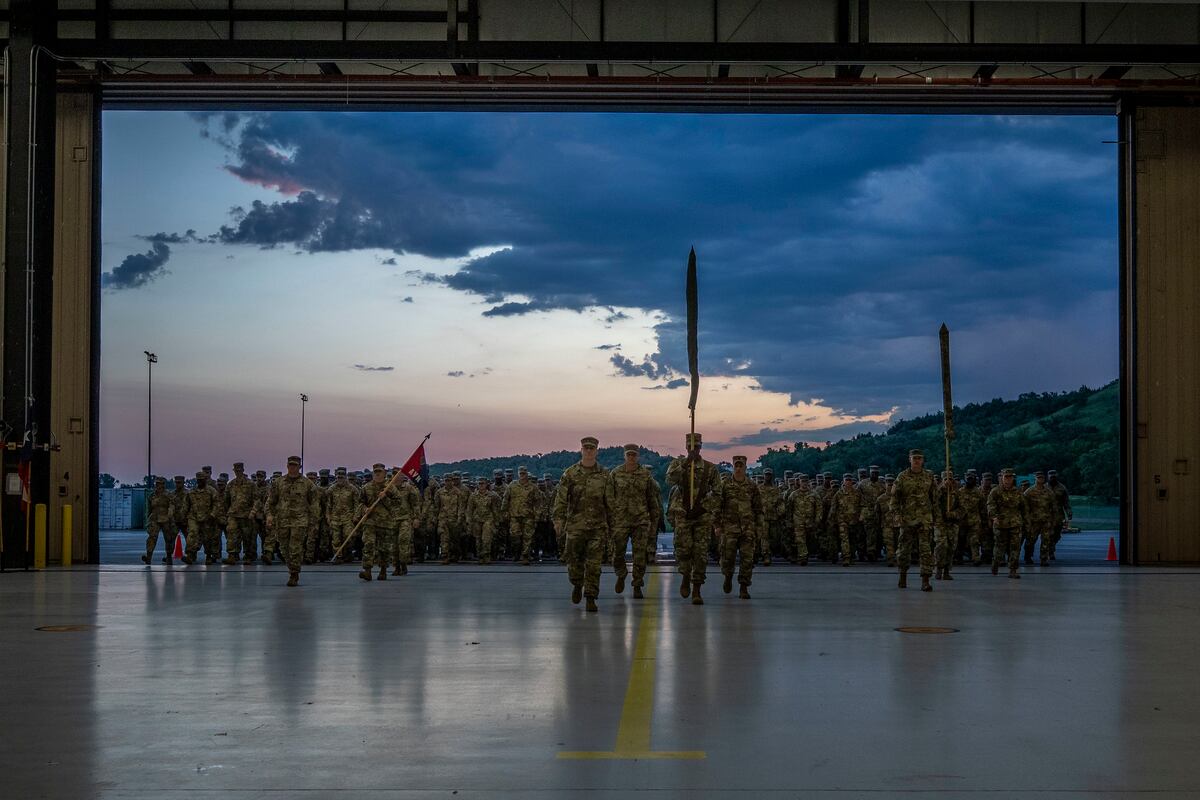 Poland Rotation Fort Riley Combat Aviation Brigade Command Team, Colors return to Fort Riley after ...