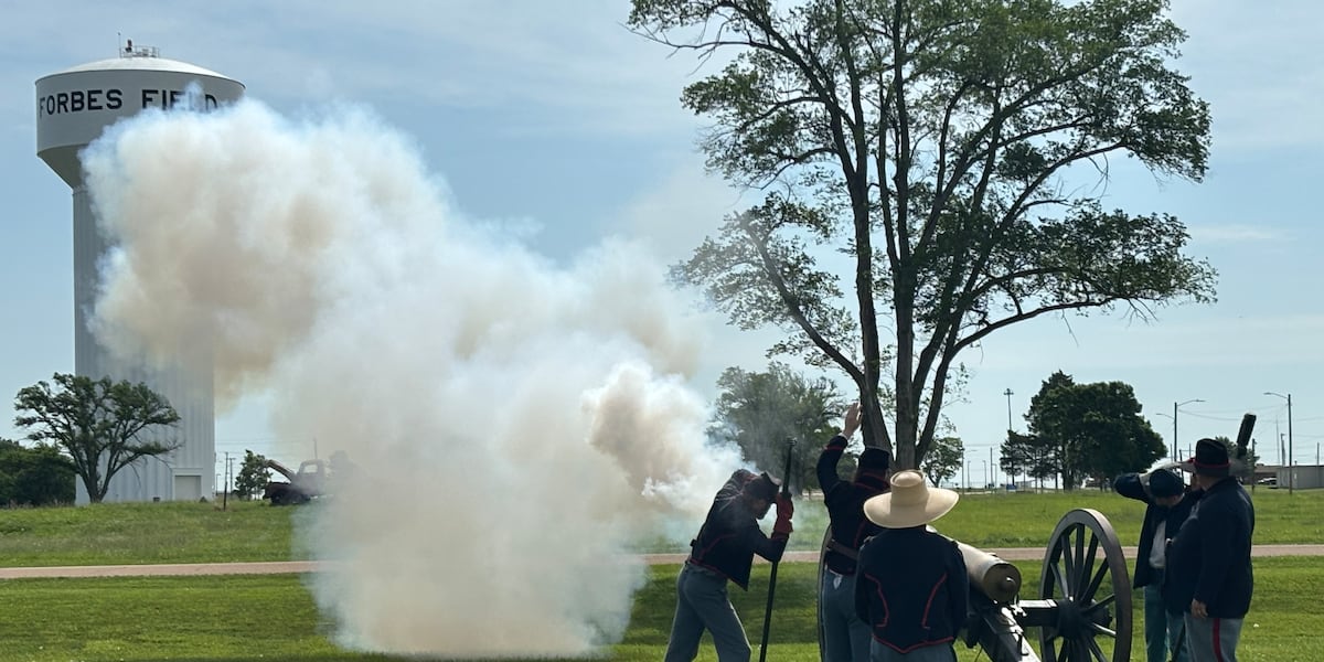 Museum of the Kansas National Guard re-enacts historic battles at Heartland Military Day