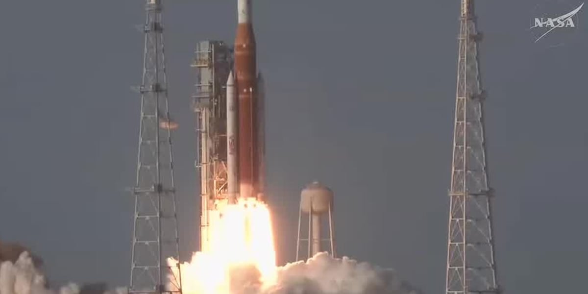 Artemis II astronauts bound for moon after rocketing away on NASA’s ...