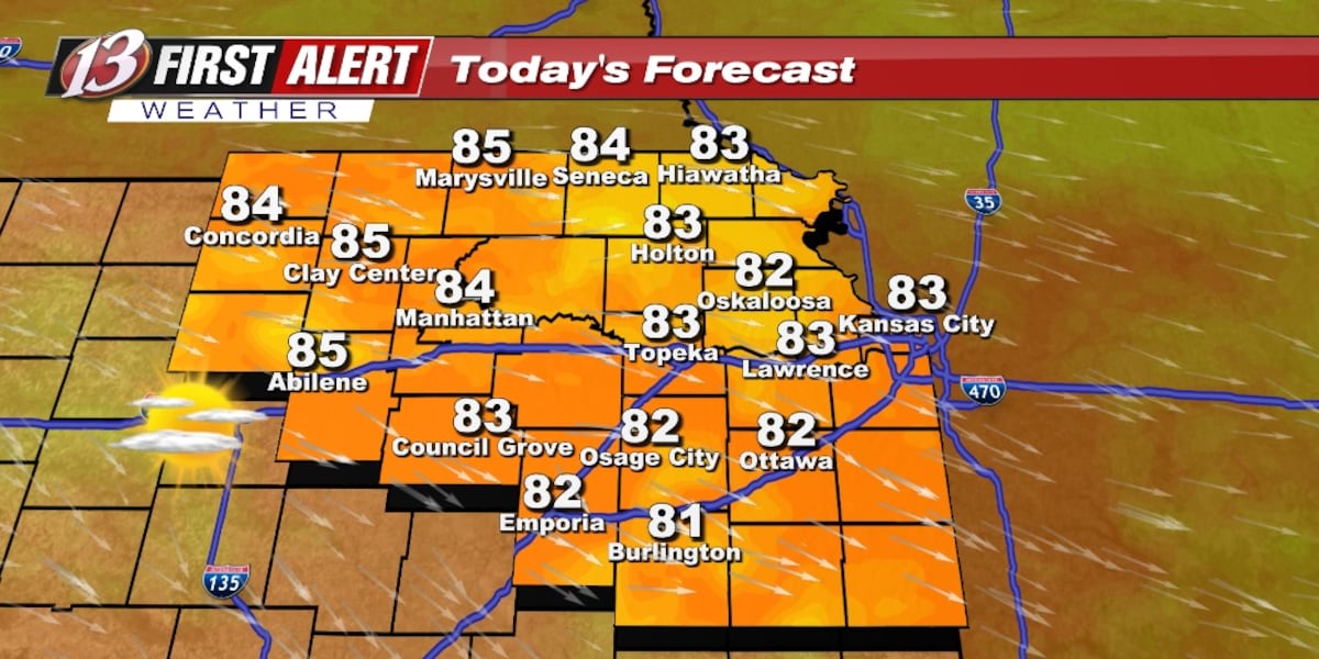 Monday forecast: A nice day