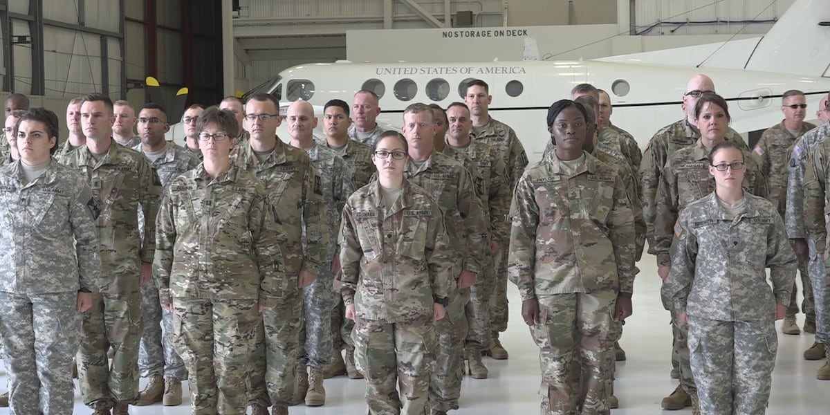 Soldiers of 635th Regional Support Group honored at deployment Ceremony