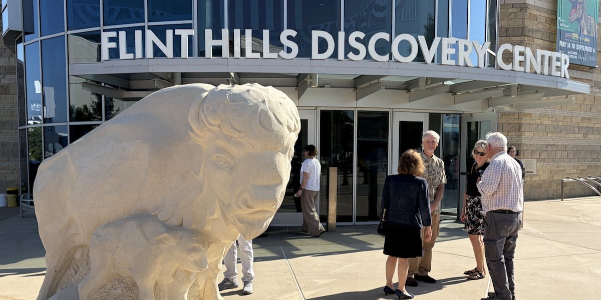 Flint Hills Discovery Center welcomes ‘Vigilant Bison'