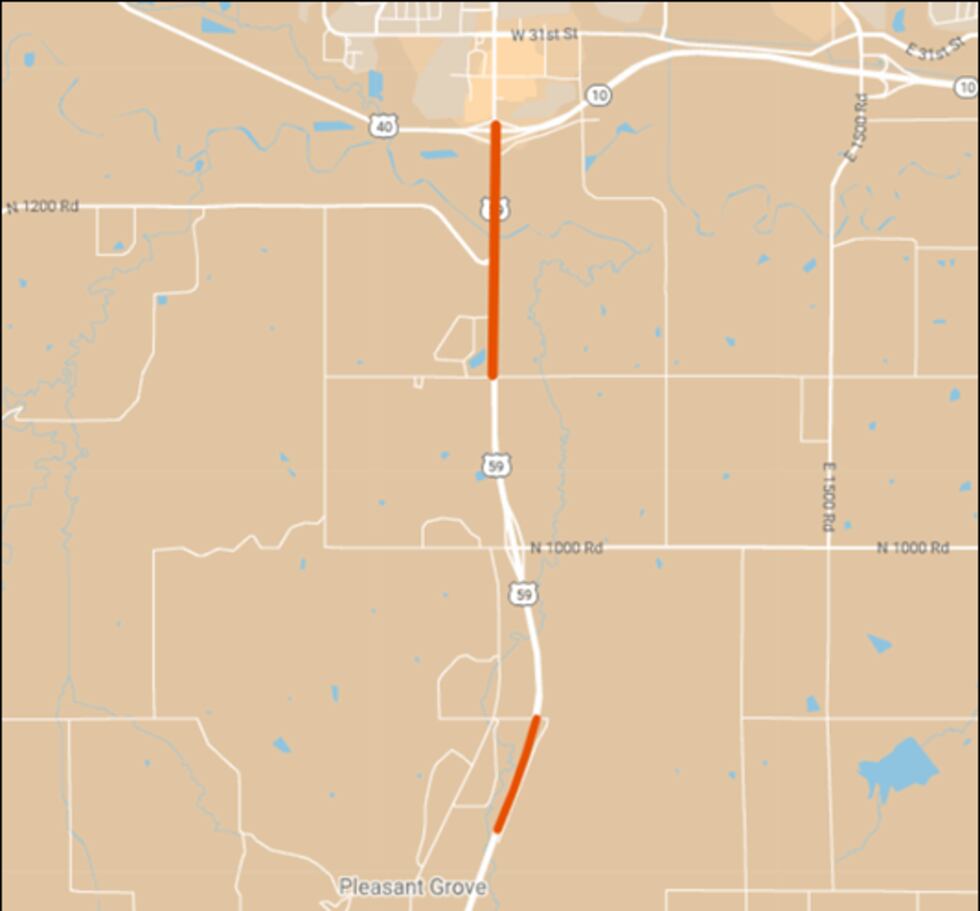 Kdo Project KDOT project set to begin on U.S. 59 in Douglas County