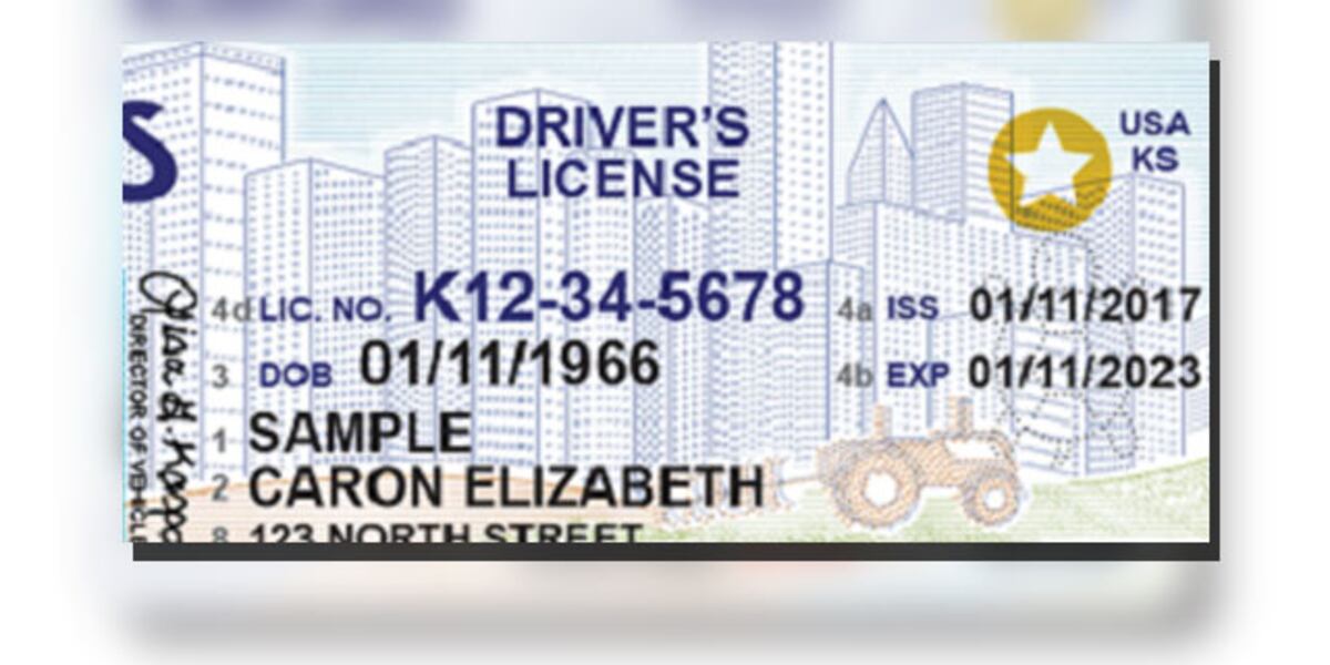 Kansas Dl Here's what's up with that skyline on the new Kansas driver's licenses