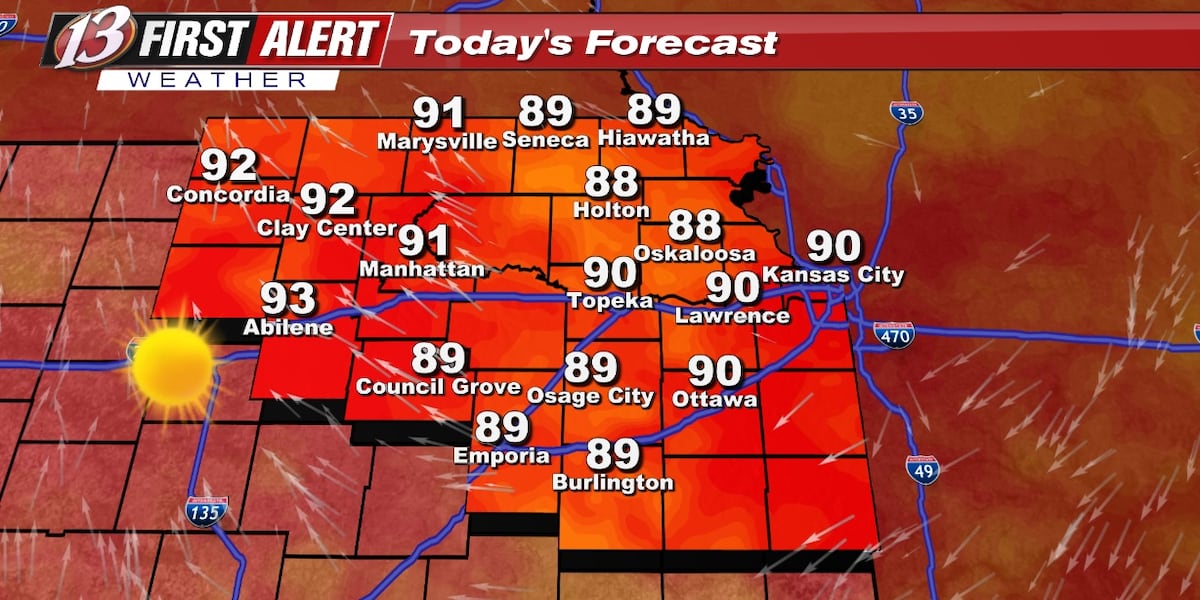 Tuesday forecast: Another seasonal day
