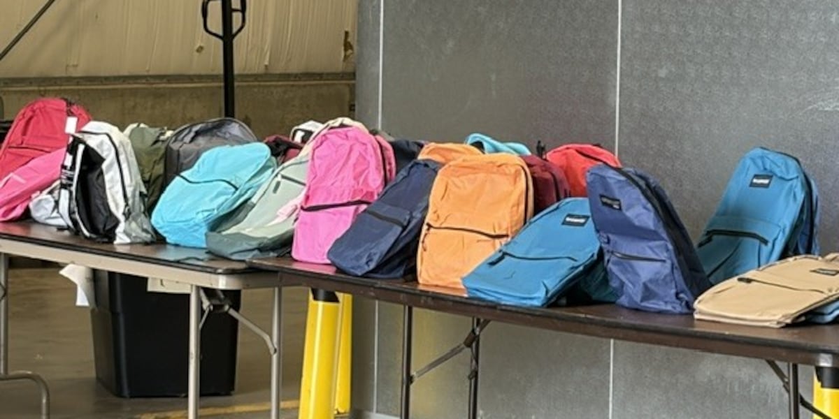 Topeka Rescue Mission lends a hand with Back-To-School supplies drive
