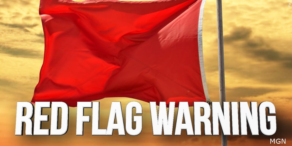 Red Flag Inage With extreme fire danger, Red Flag Warning issued Friday for Shawnee County