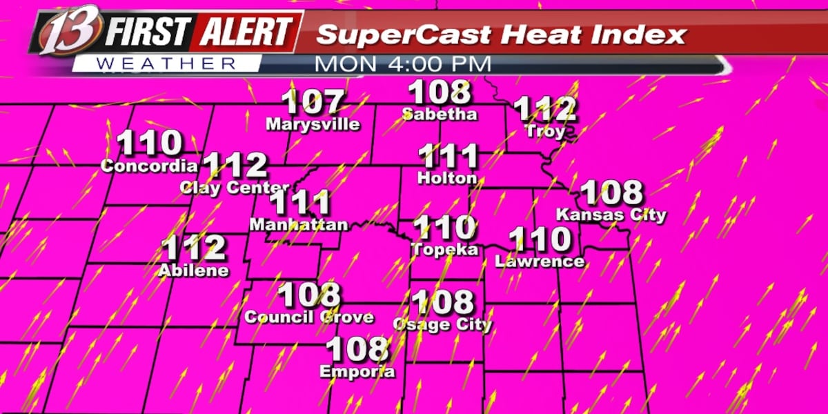 Monday forecast: Hottest day of the week