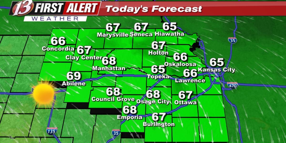 Thursday forecast: Mild today, warm tomorrow