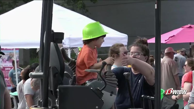 West Ridge Mall invited guests to get up close and personal with a variety of trucks Saturday...