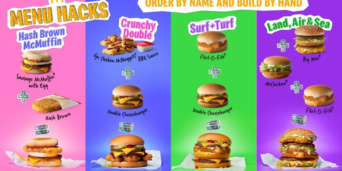 Mcd Local Menu Menu hacks make debut on official McDonald's menus