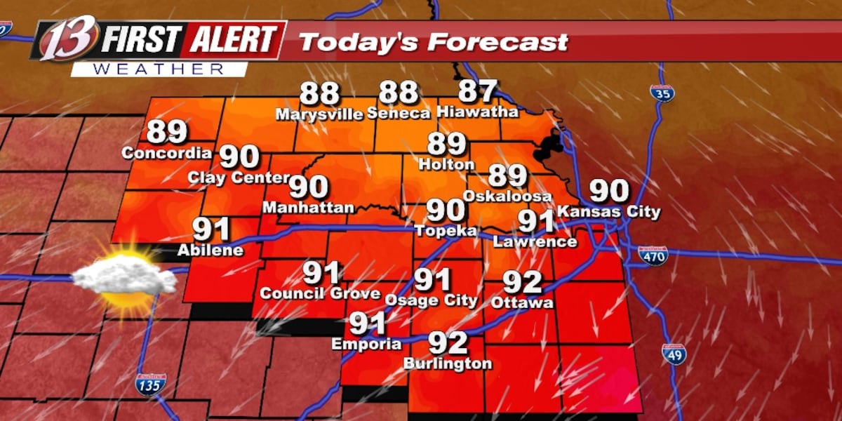 Wednesday forecast: Staying warm