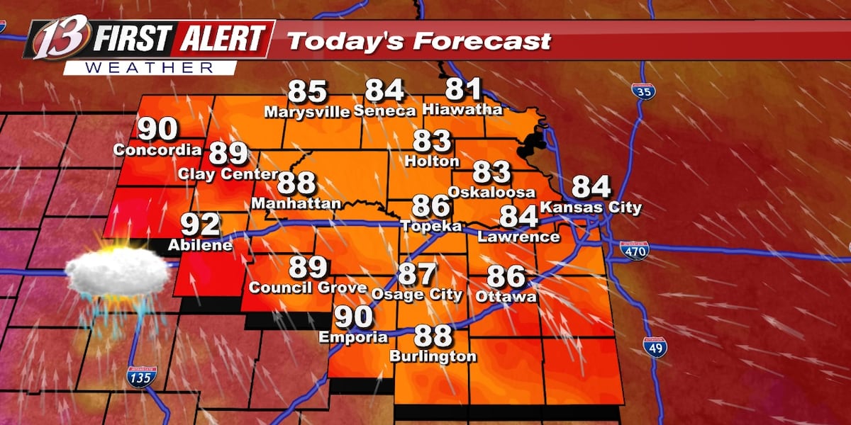 Thursday forecast: Showers/storms continue