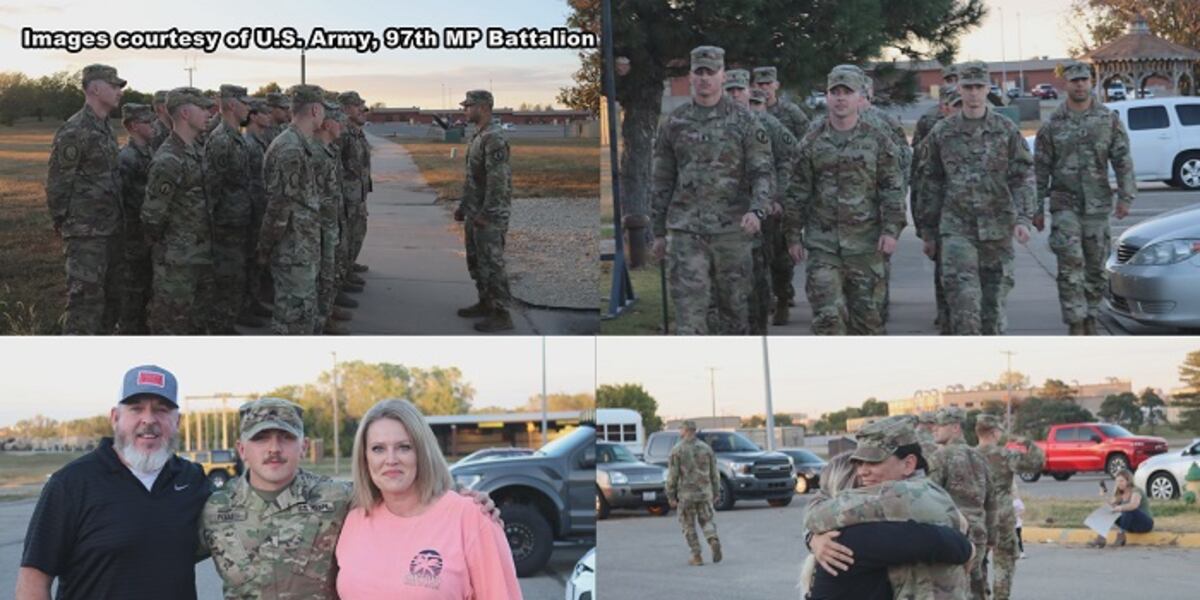 Ft. Riley Military Police soliders return home from Afghanistan ...
