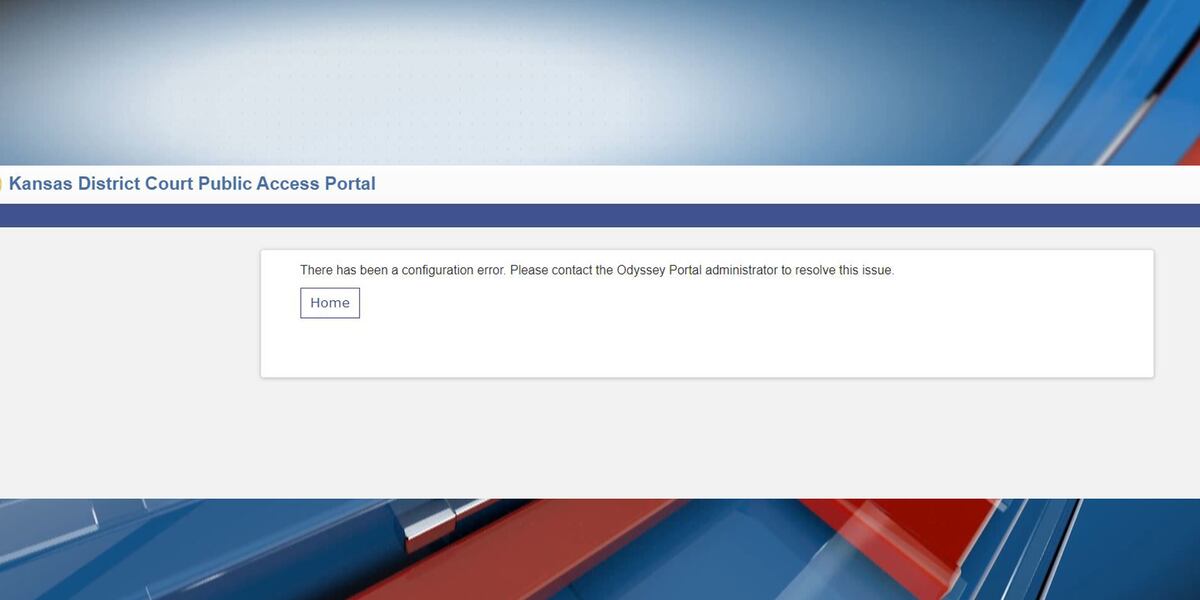 Kansas Court Portal reopens however errors persist Kansas Court Portal reopens however errors persist