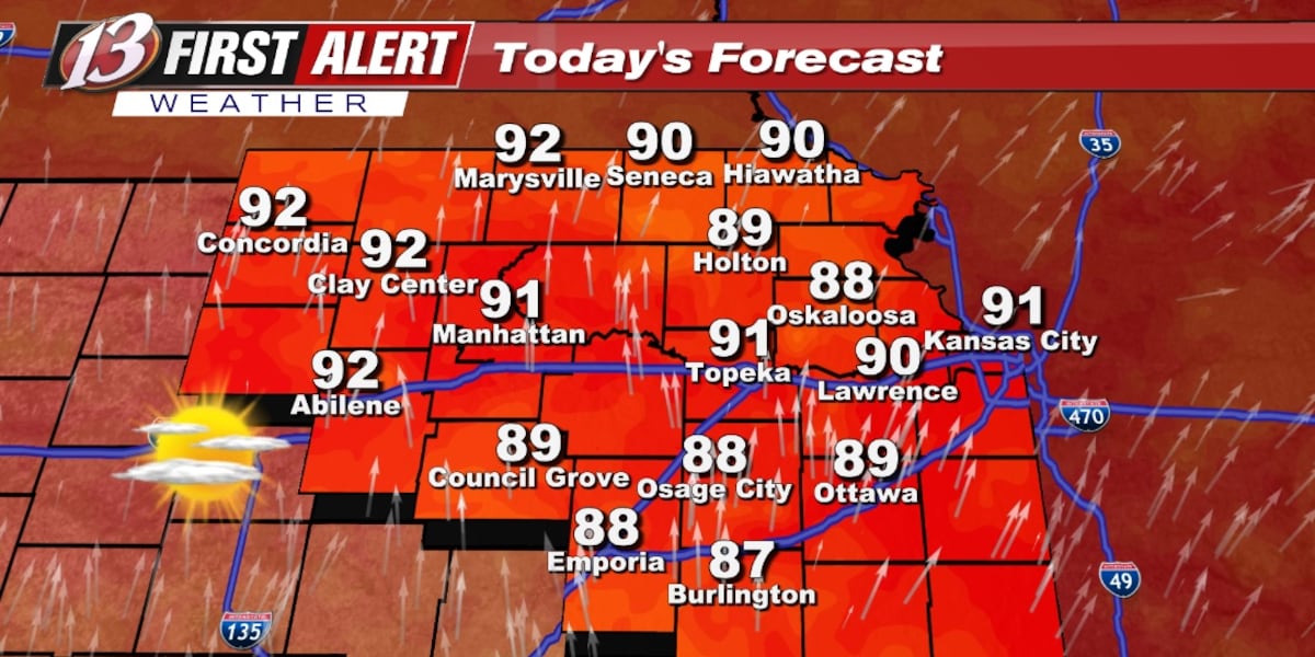 Friday forecast: Seasonal today, warming this weekend