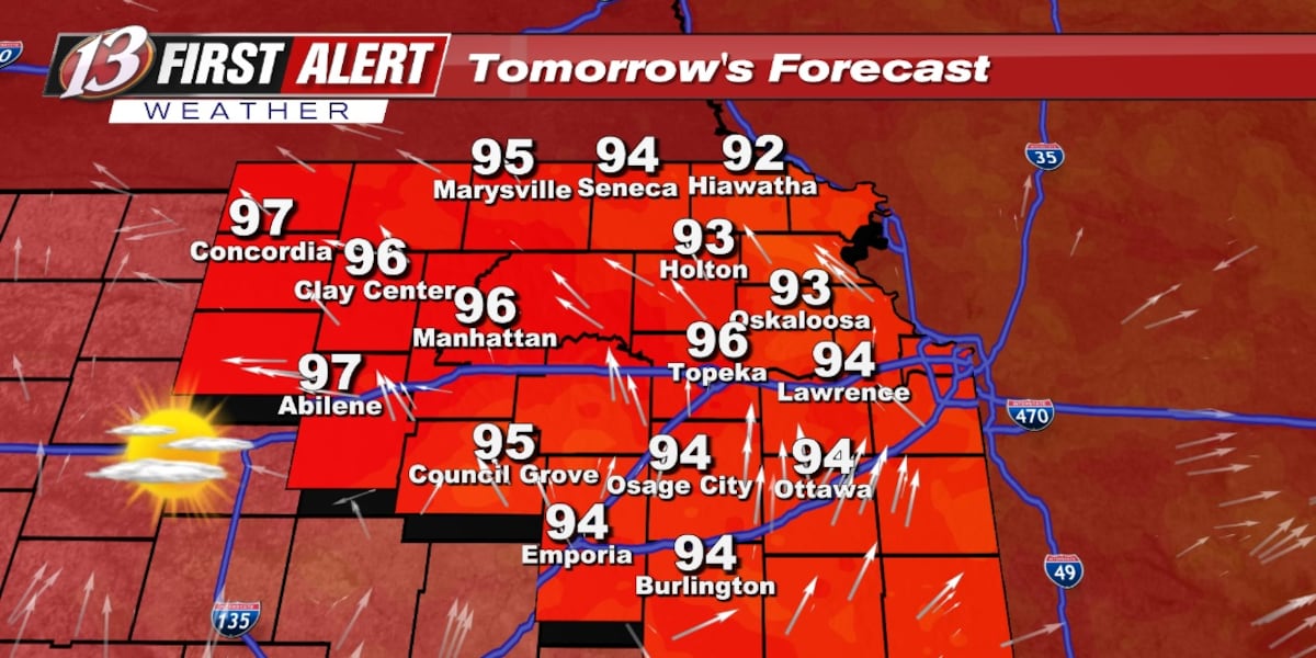 Heating up through Monday