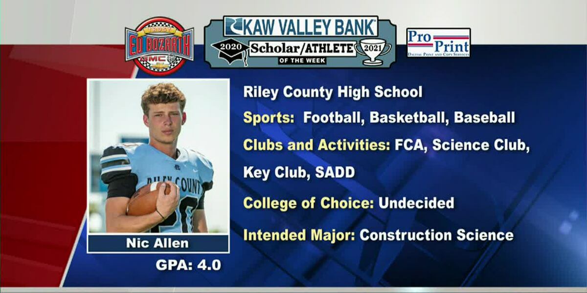 Allen Riley Scoc Scholar-Athlete of the Week: Riley County’s Nic Allen