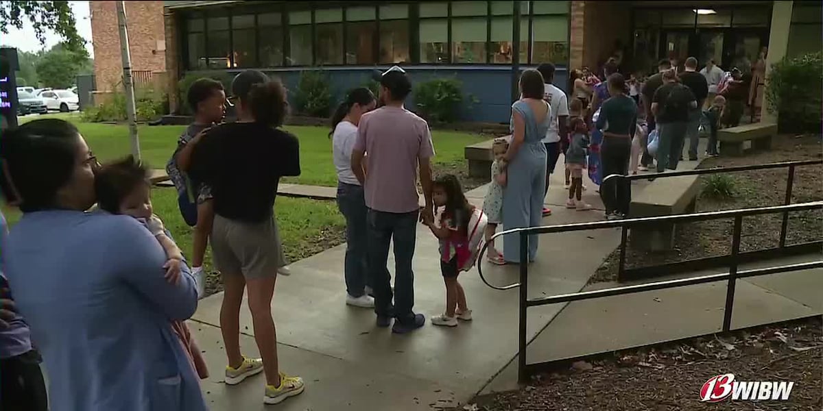 First day of preschool for USD 501's Shaner Early Learning