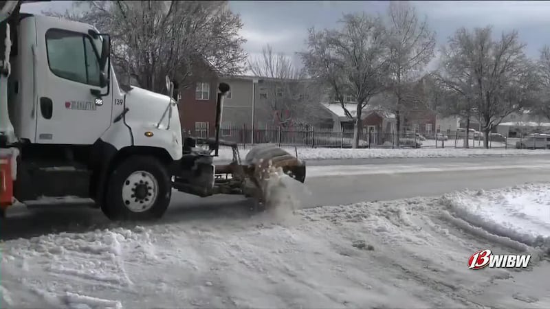 Topeka leaders are preparing ahead of potential snow in the forecast.