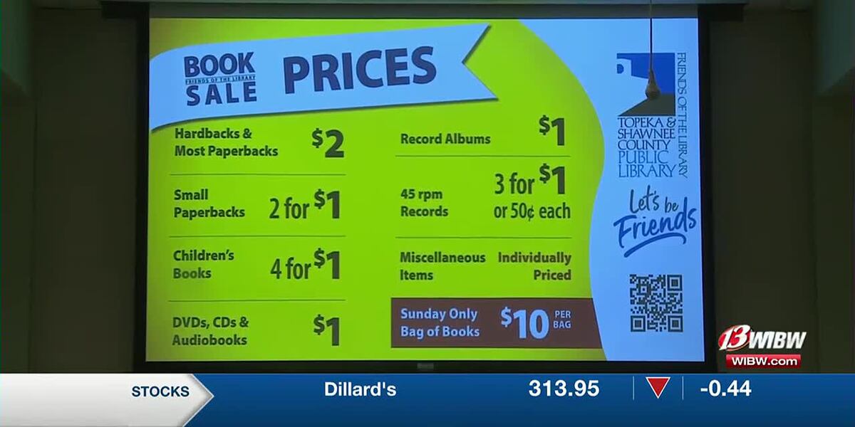 Calling All Bookworms: Public Library hosts book and media sale all weekend