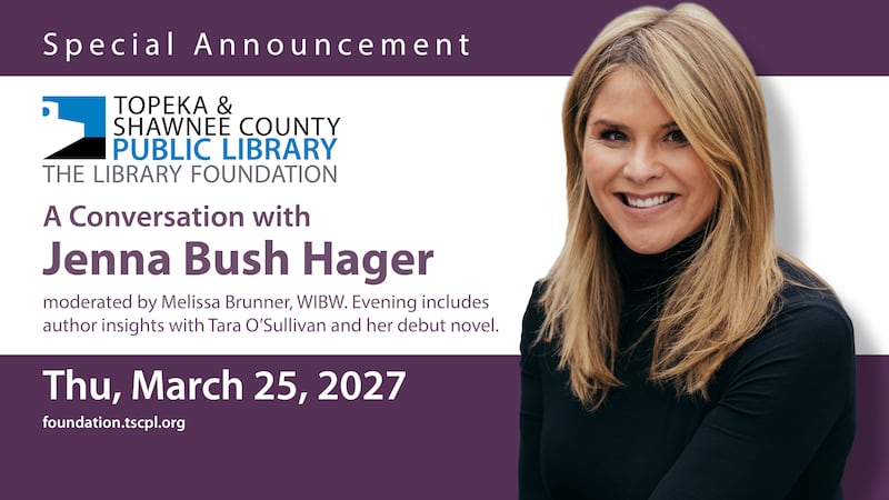 Jenna Bush Hager will headline a fundraiser for The Library Foundation in Topeka on March 25,...