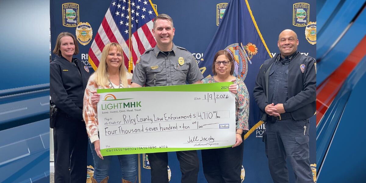 Inmate David Riley Riley County PD receives grant for inmate mental health services