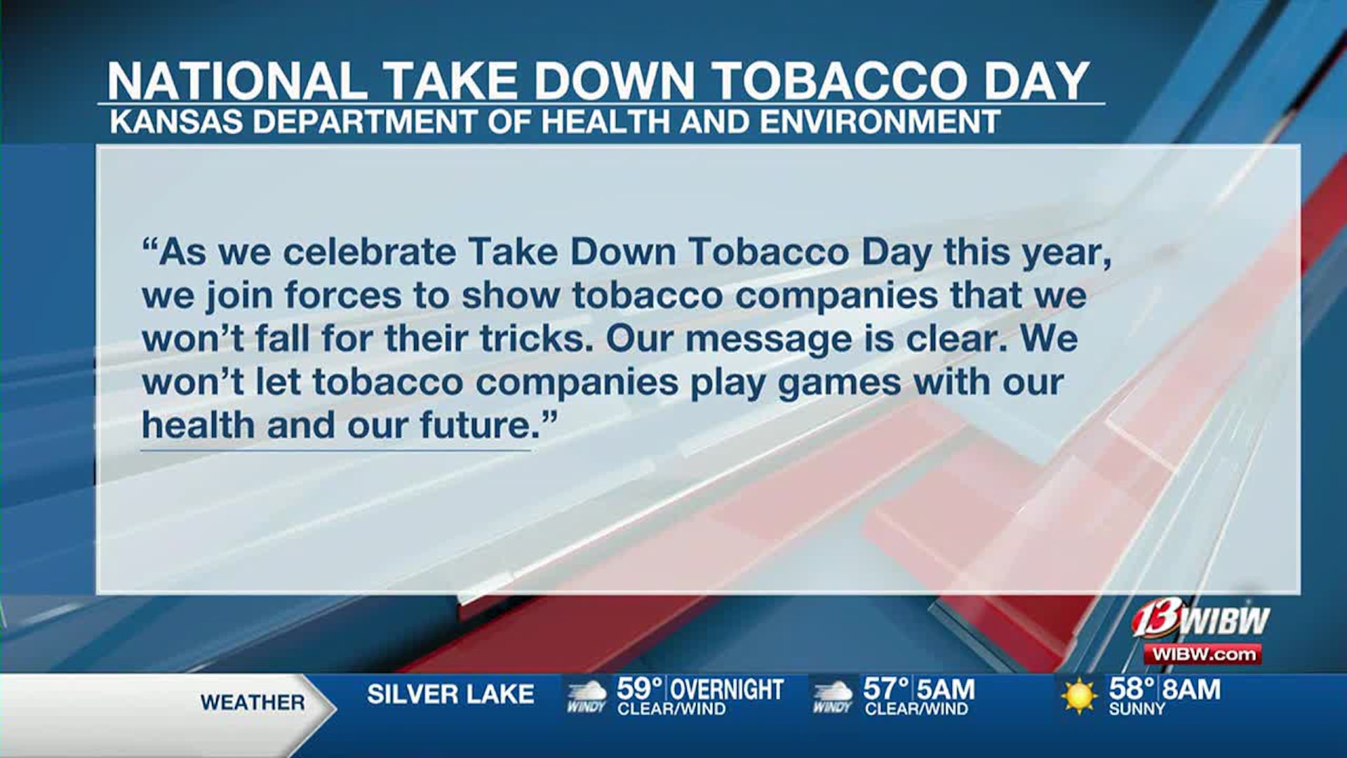 take down tobacco day NATIONAL OF ACTION - April 1, 2026 Take Down Tobacco Day is