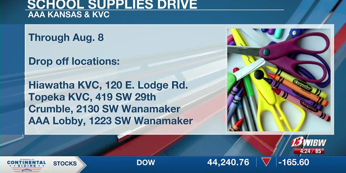 Help AAA Kansas fill backpacks for children in foster care