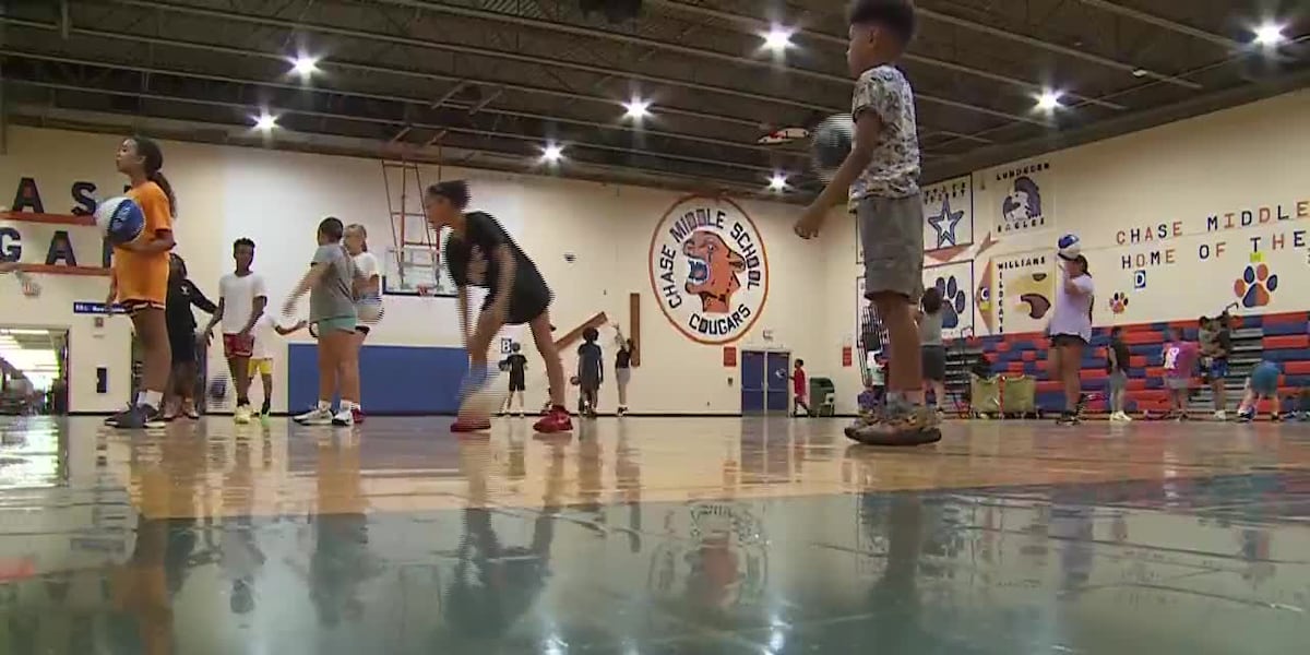 Students benefit from basketball camp
