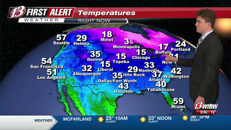 Back to seasonal conditions Saturday